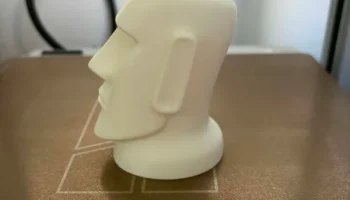 Moai Keychain-3D Print Model 2