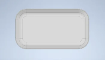 Простой лоток - 200x110x40 мм 1