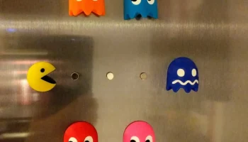 Крошечные 3D магниты на холодильник Pacman......... 2