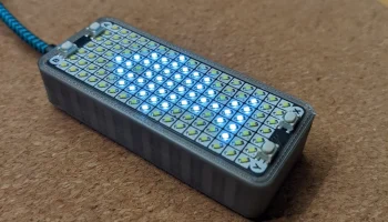 Корпус для шилда Pi Pico Scroll