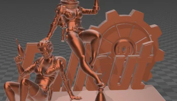 Знак Fallout и Thirst Zap Girls