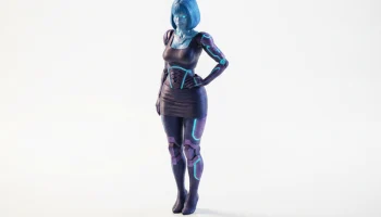 Фигурка Bionic Girl Женская фигура для 3D-печати