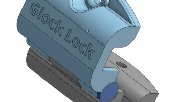 Замок ручки коробки пистолета Glock 3