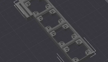 Ender KE/SE Gridfinity Storage с держателем кабеля......