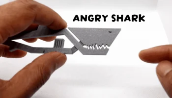 Зажим Angry Shark и игрушка-непоседа