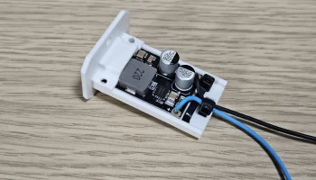 Панельное крепление для платы Type-C PD 65w без половинно...