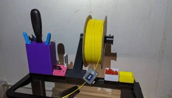 Ender 3 S1 Snap-on Gridfinity Base с каплевидными магнитн...