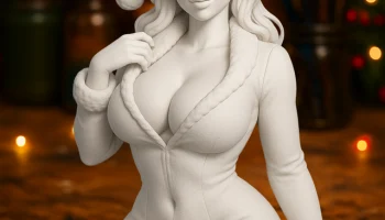 3D Модель снегурочки