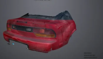 nissan 200sx s13/ 180sx Rear end interior SCANED 3