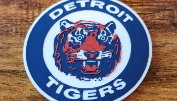 Ретро-магнит Detroit Tigers (малоотходный)......