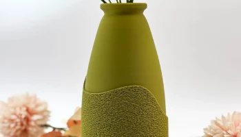 Ваза для бутылки с молоком Fuzzy Skin (многотекстурная) 1...