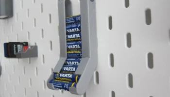 Диспенсер для батареек ААА для Ikea Skadis 1