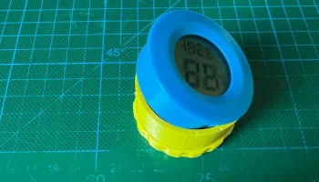 SilkaGel Geh&auml;useckel mit Feuchte-Temp Messung 1