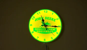 Часы с световым коробом John Deere 1