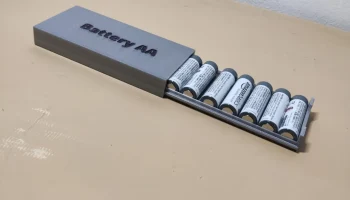 Батарейный ящик АА с направляющей 1