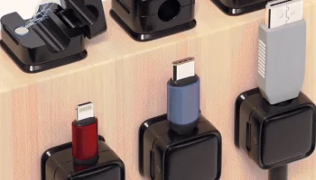 Печать на магнитном кабельном зажиме на месте...