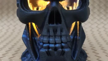Terminator Skull - Светодиодный подсвечник для чая 6