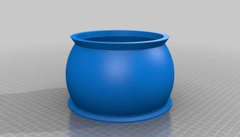 Ваза для цветов, напечатанных на 3D-принтере....... 2