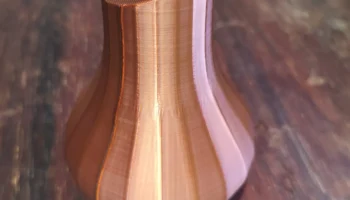 Современная металлическая ваза в стиле бохо с 3D-печатью ... 1