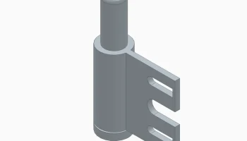 Дверная петля для немецкой межкомнатной двери 2