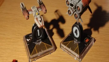 Миниатюры X-Wing - номера кораблей и жетоны захвата цели 1