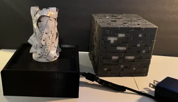 Светодиодный рассеиватель лампы из блока руды Minecraft 4