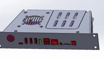 Корпус FriendlyElec CM3588 NAS для 10-дюймовой стойки Корпус FriendlyElec CM3588 NAS для 10-дюймовой стойки