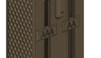 Диспенсер для батареек, настенный, AA и AAA 2