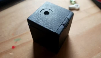 Ящик с замком для печати на месте 1
