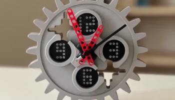 Часы в стиле LEGO Technic Gear x187 2