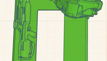 Крышка переключателя света Halo с одной лопастью, версия 2