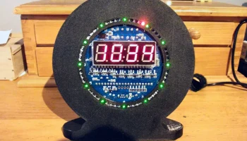 Корпус модуля вращающихся светодиодных часов DS1302 (мод... 6