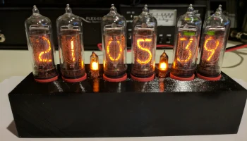 Простой футляр для TubeHobby NCV2.1 Nixie Clock Простой футляр для TubeHobby NCV2.1 Nixie Clock