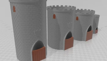 Самополивающийся цветочный горшок/Ваза Castle Tower......