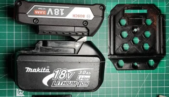 Держатель аккумулятора Bosch professional и Makita 18V