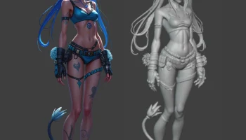 Джинкс Фан-арт League of Legends