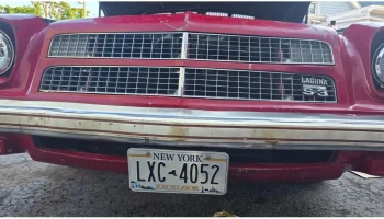 1975/76 Chevelle Laguna S-3 Крепление номерного знака... 1