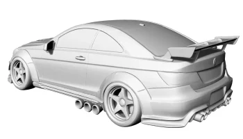 Mercedes Classe E Coup&eacute; C207 Racing широкофюзеляжный... 3