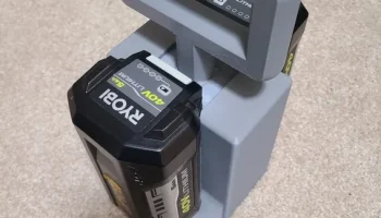 Двойной держатель батареи Ryobi 40 В