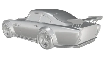 Aston Martin DB2 4 MK II купе 1955 года Гонки 3