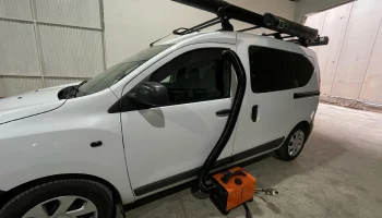 DACIA DOKKER наружный патрубок обогрева 2