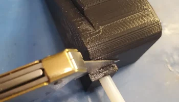 Режущий блок из ПТФЭ для сменного хотэнда от MK3S до Rev... 1