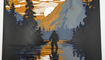Снежный человек в природе - HueForge