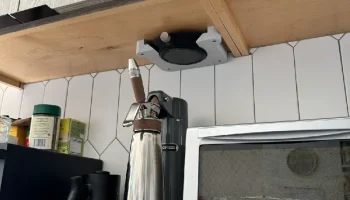 HOTO Крепление для кухонных весов под шкафом 8