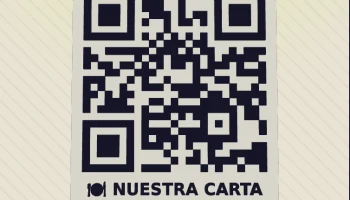 Настольная подставка с QR для меню ресторана - 3MF в дву... 1