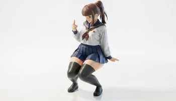 Фигурка аниме "Девушка на корточках", женская фигура, 3D...