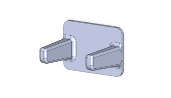 Настенное крепление для щетки для мытья посуды Ikea РИННИГ. 3