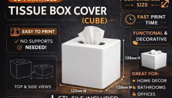 Крышка коробки для салфеток Cube Крышка коробки для салфеток Cube