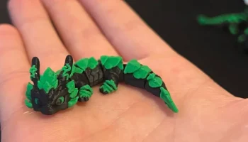 Flexi Shadowgrove Dragon, милое шарнирное существо