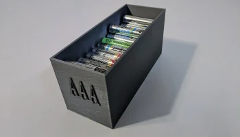 Ящик для хранения батарей AA AAA и 18650 4